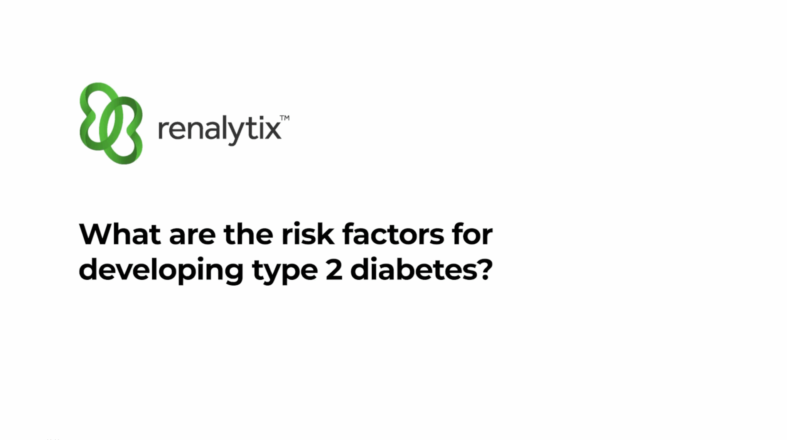 What are the risk factors for developing type 2 diabetes?